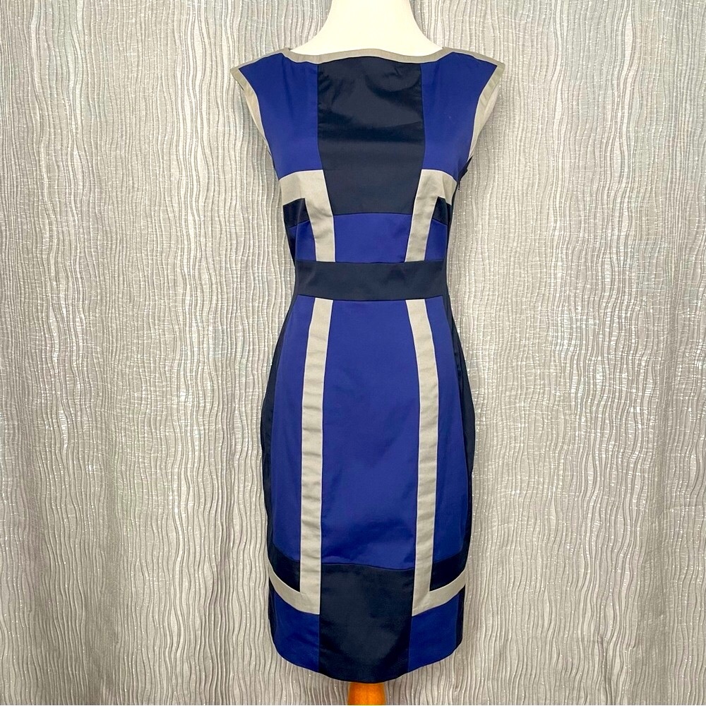 Karen Millen colorblock midi dress